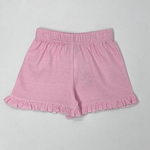 Light Pink Gingham Ruffle Short Girls Shorts Luigi