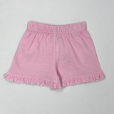 Light Pink Gingham Ruffle Short Girls Shorts Luigi
