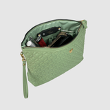 Litt Makeup Case - Sage Quilted Cases PurseN