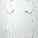 Long Sleeve Lap Shoulder Gown Baby Sleepwear Paty Red