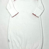 Long Sleeve Lap Shoulder Gown Baby Sleepwear Paty Red
