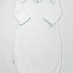 Long Sleeve Lap Shoulder Gown Baby Sleepwear Paty Sage Green