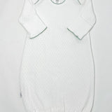 Long Sleeve Lap Shoulder Gown Baby Sleepwear Paty Sage Green