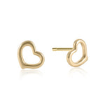 Love Stud - Gold Earrings enewton