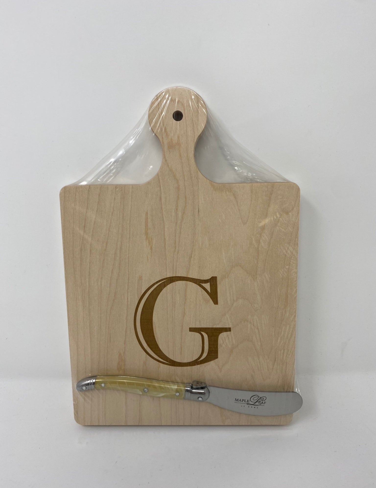 Maple Artisan Paddle Cutting Board Kitchen + Entertaining Maple Leaf at Home G