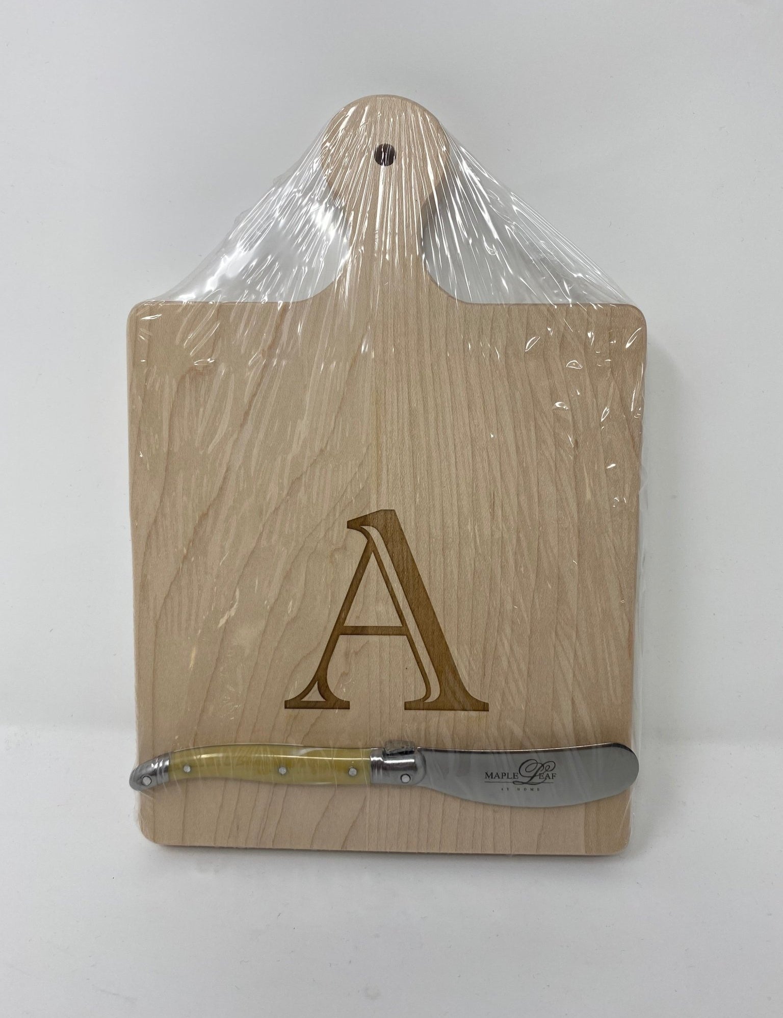 Maple Artisan Paddle Cutting Board Kitchen + Entertaining Maple Leaf at Home A