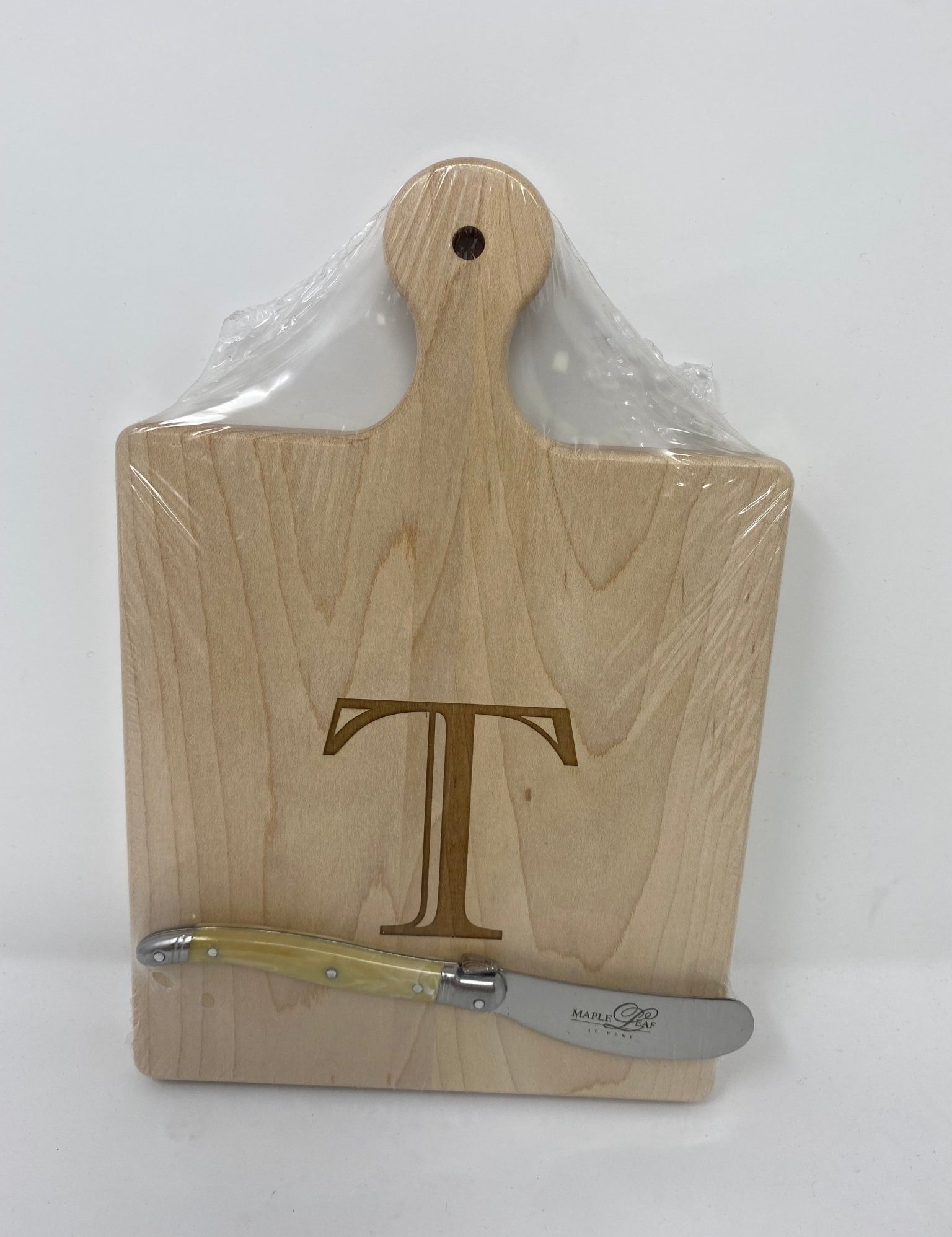 Maple Artisan Paddle Cutting Board Kitchen + Entertaining Maple Leaf at Home T