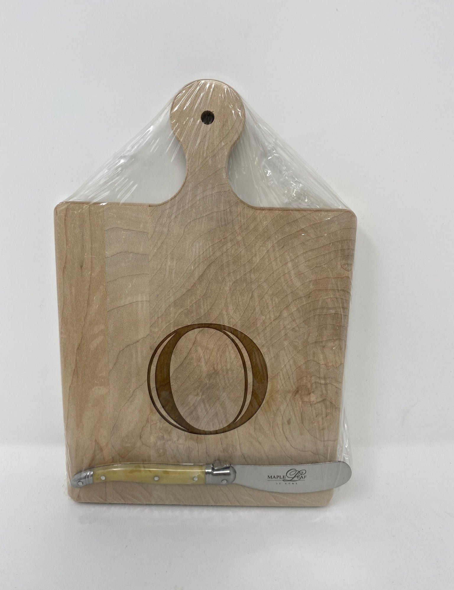 Maple Artisan Paddle Cutting Board Kitchen + Entertaining Maple Leaf at Home O