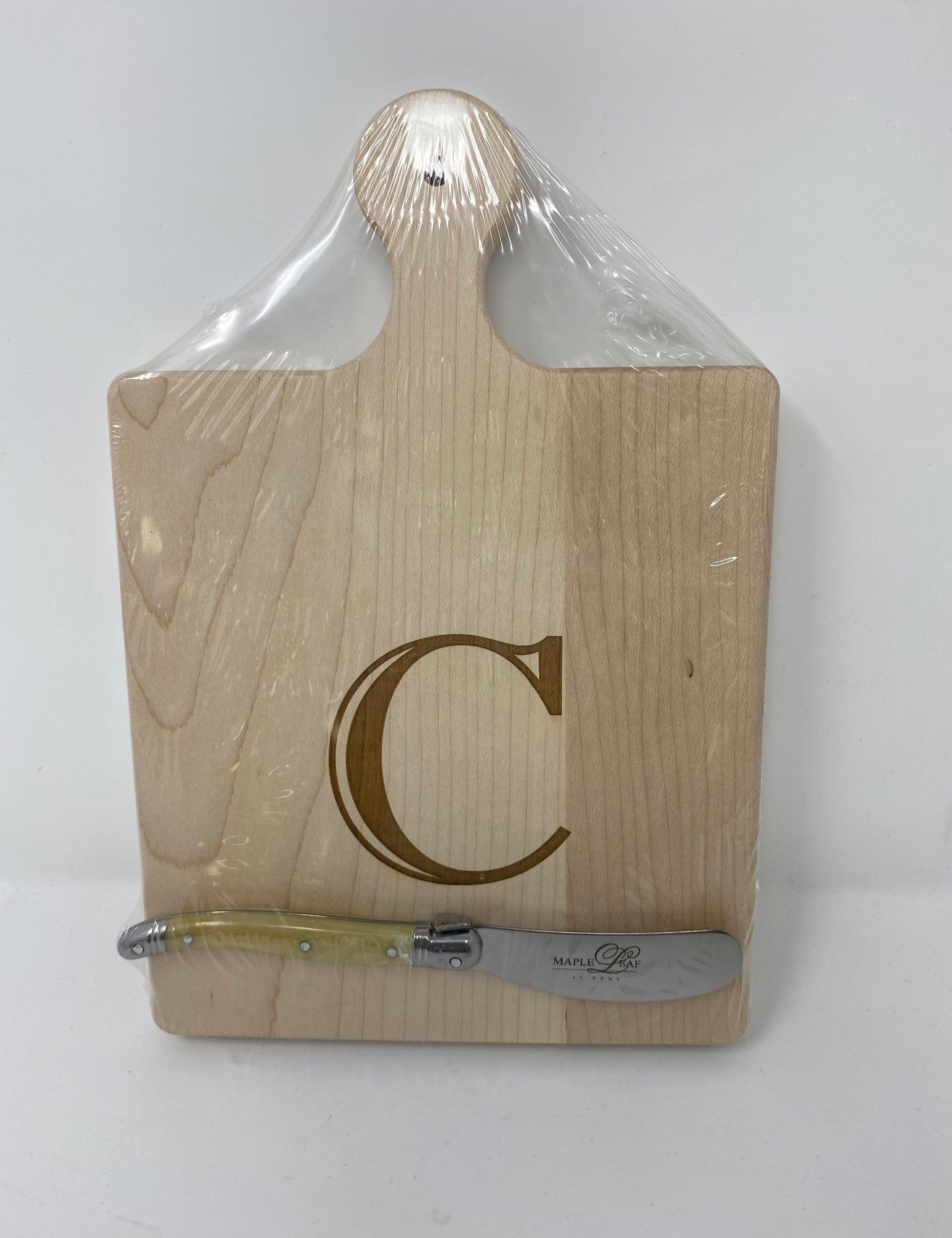 Maple Artisan Paddle Cutting Board Kitchen + Entertaining Maple Leaf at Home C