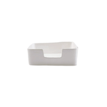 Melamine Lastra White Dinner Napkin Holder Kitchen + Entertaining Vietri