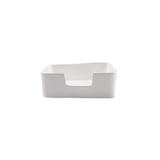 Melamine Lastra White Dinner Napkin Holder Kitchen + Entertaining Vietri