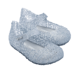 Mini Campana Zig Zag - Clear Glitter Girls Shoes Mini Melissa