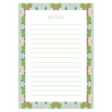 Monet's Garden Green Notepad Paper Goods Laura Park Designs
