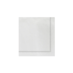 Papersoft Napkins Fringe Light Gray Cocktail Napkins (Pack of 20) Kitchen + Entertaining Vietri