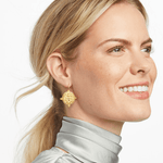 Quatro Coin Earring Gold Earrings Julie Vos
