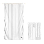 Quick Dry Small Hand Towel - Jasmine White Textiles Dock & Bay