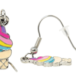 Rainbow Fantasy Pierced Earrings Kids Jewelry Pink Poppy Multi Ice Cream