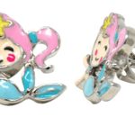 Rainbow Fantasy Stud Earrings Kids Jewelry Pink Poppy Blue Mermaid