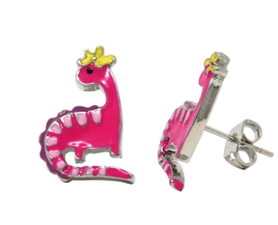 Rainbow Fantasy Stud Earrings Kids Jewelry Pink Poppy