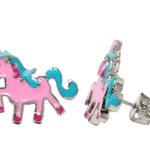 Rainbow Fantasy Stud Earrings Kids Jewelry Pink Poppy Pink Ice Cream