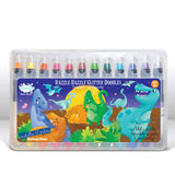 Razzle Dazzle Glitter Doodle Gel Crayons - Dinosaur World Toys The Piggy Story