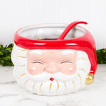 Red Santa Punch Bowl with Ladle Seasonal 8 Oak Lane