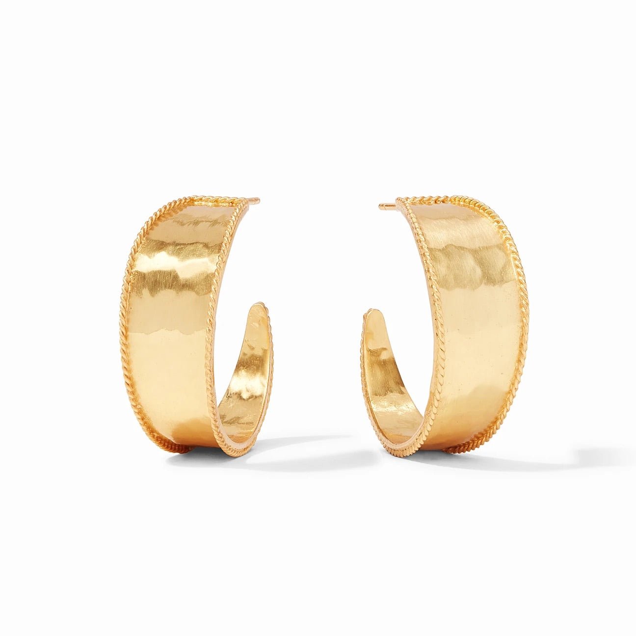 Savoy Hoop Gold - Medium Earrings Julie Vos