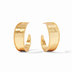 Savoy Hoop Gold - Medium Earrings Julie Vos