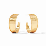 Savoy Hoop Gold - Medium Earrings Julie Vos