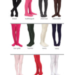 Seamless Organic Cotton Tights - Red Kids Socks + Tights Jefferies Socks