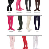 Seamless Organic Cotton Tights - Red Kids Socks + Tights Jefferies Socks