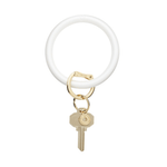 Silicone Pearlized O Ring - Marshmello Key Rings O-Venture