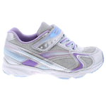 Silver/Lavender Glitz Girls Shoes Tsukihoshi