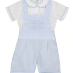 Smocked Bib Overall Set Boys Sets Feltman Brothers   