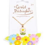 Spring Flower Necklace Kids Jewelry Great Pretenders