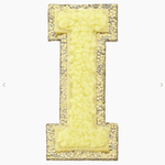Stuck on You Large Chenille Glitter Varsity Letter Patch - Sugar Babies Children's Boutique/Meg's Shoppe