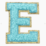 Stuck on You Large Chenille Glitter Varsity Letter Patch - Sugar Babies Children's Boutique/Meg's Shoppe