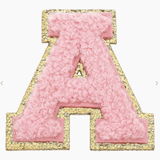 Stuck on You Large Chenille Glitter Varsity Letter Patch - Sugar Babies Children's Boutique/Meg's Shoppe