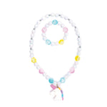 White Unicorn NL/BL Set Kids Jewelry Great Pretenders