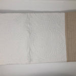 Baby Medallion Quilt Baby Accessories Oriental Products white with taupe  