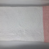 Baby Medallion Quilt Baby Accessories Oriental Products white with pink  