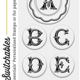 Woodblock Letter Stamp Packs - A-I Paper Goods PSA Essentials