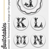 Woodblock Letter Stamp Packs - J-R Paper Goods PSA Essentials